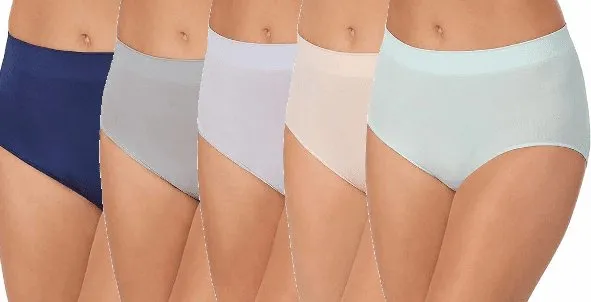 Carole Hochman Women's Seamless Brief 5-Pack