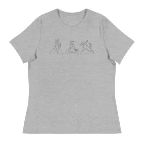 Cat Yoga Pose Relaxed T-Shirt