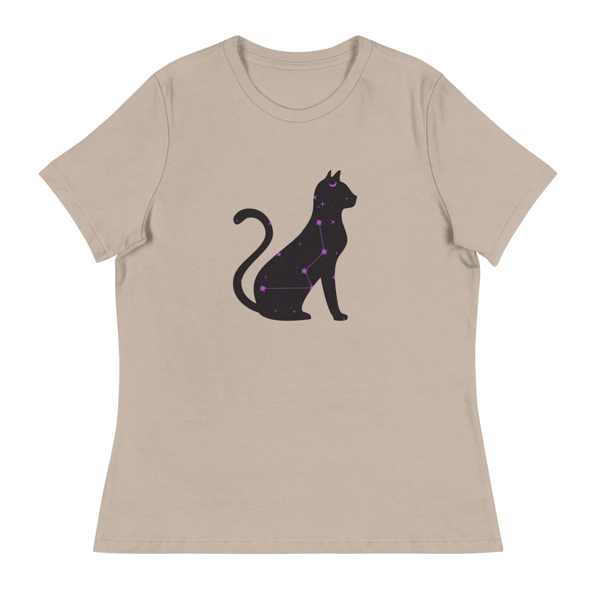 Celestial Cat Women's Relaxed T-Shirt