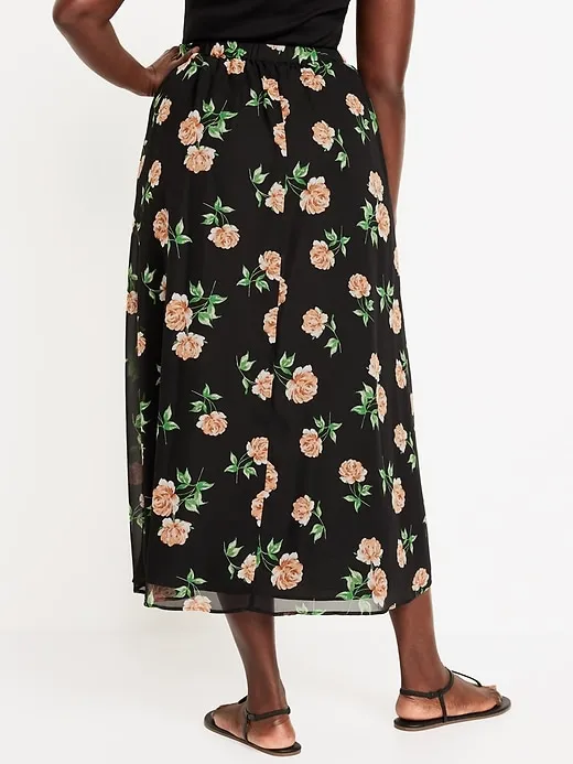 Chiffon Maxi Skirt