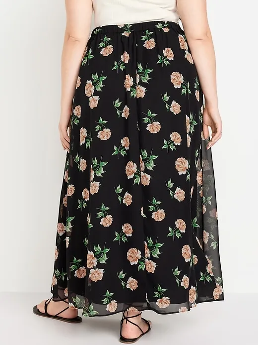 Chiffon Maxi Skirt