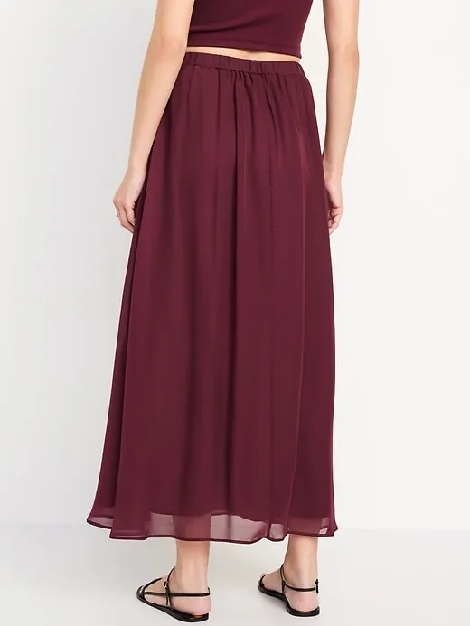 Chiffon Maxi Skirt