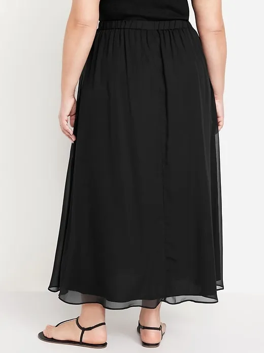 Chiffon Maxi Skirt