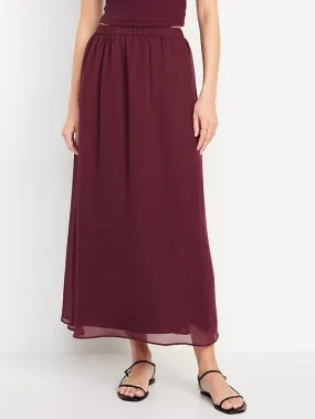 Chiffon Maxi Skirt