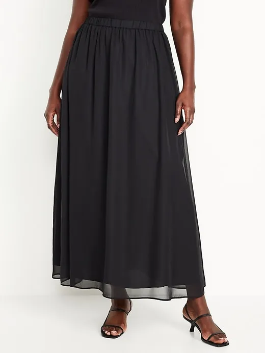 Chiffon Maxi Skirt