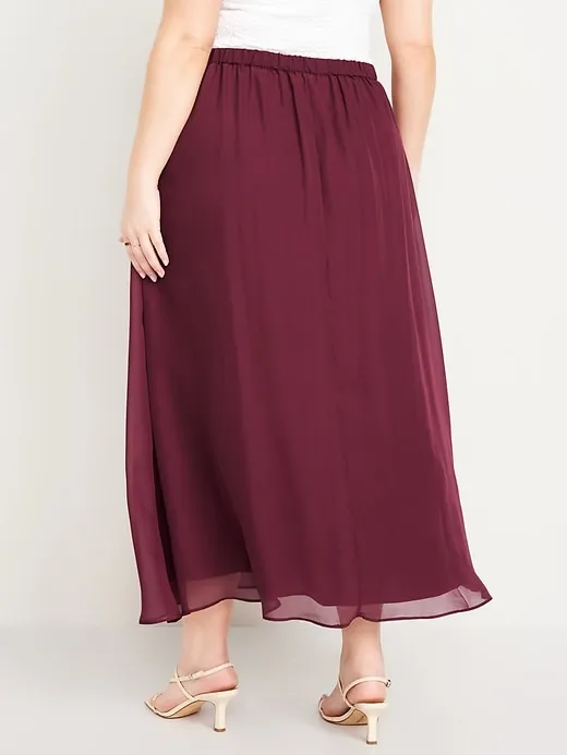 Chiffon Maxi Skirt