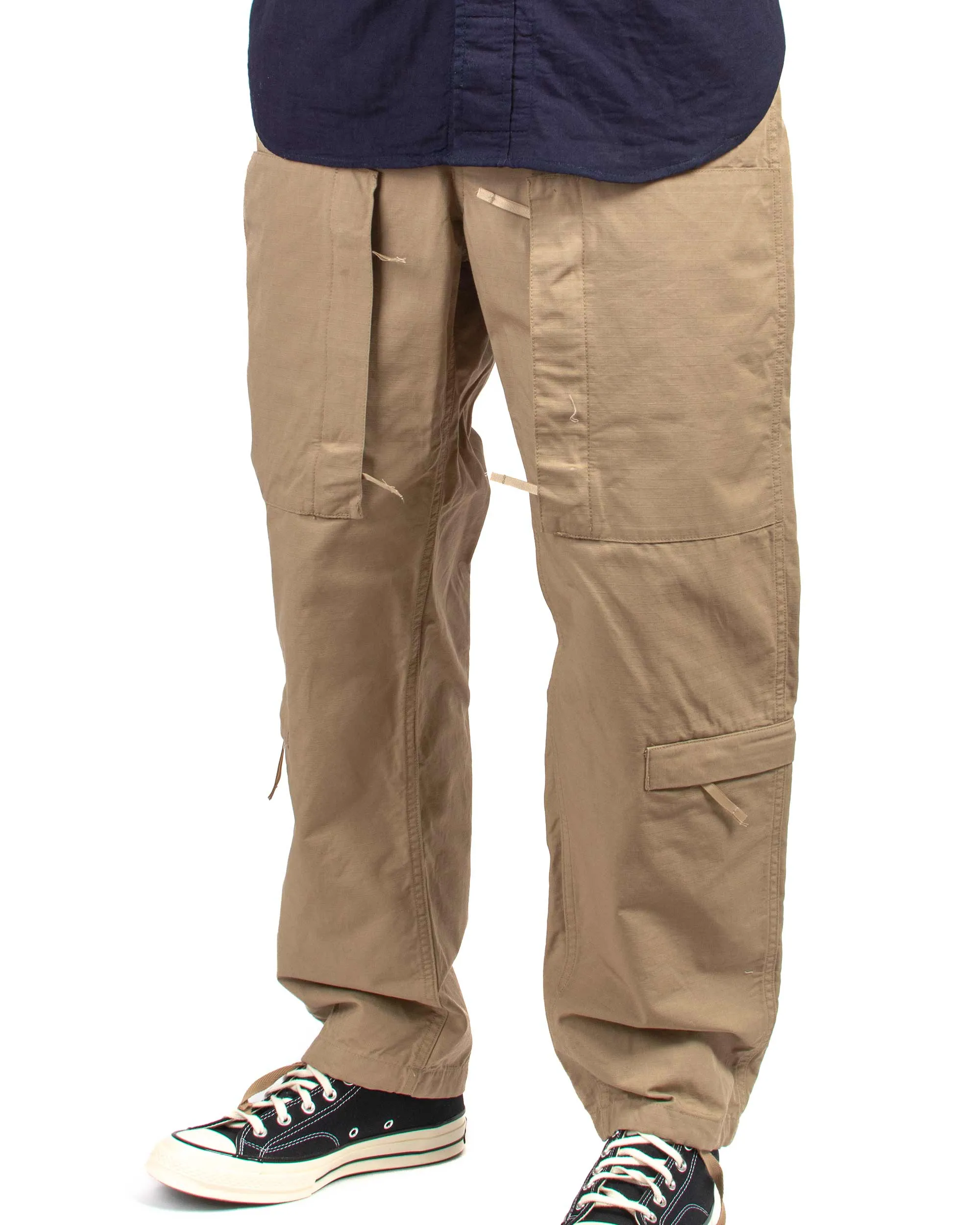 Engineered Garments Aircrew Pant Khaki Cotton Ripstop