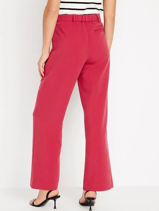 Extra High-Waisted Taylor Wide-Leg Trouser Pants