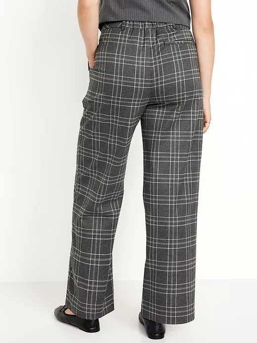 Extra High-Waisted Taylor Wide-Leg Trouser Pants