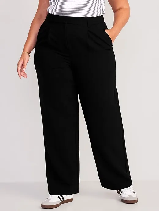 Extra High-Waisted Taylor Wide-Leg Trouser Pants