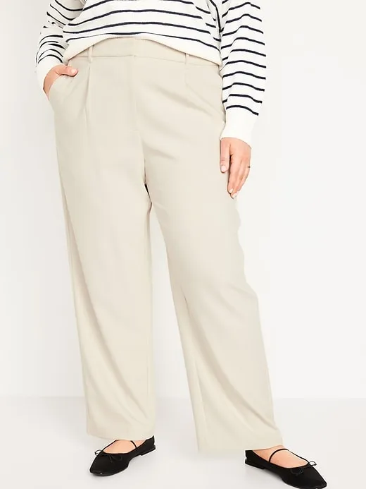 Extra High-Waisted Taylor Wide-Leg Trouser Pants