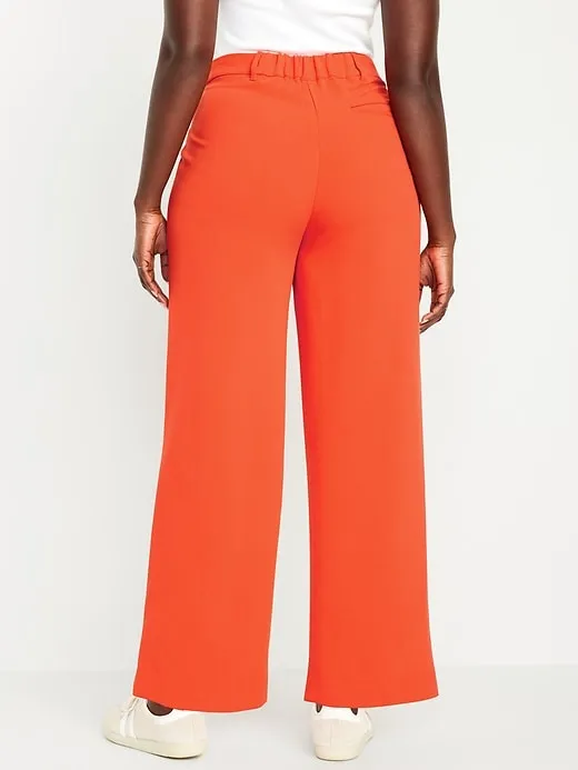 Extra High-Waisted Taylor Wide-Leg Trouser Pants