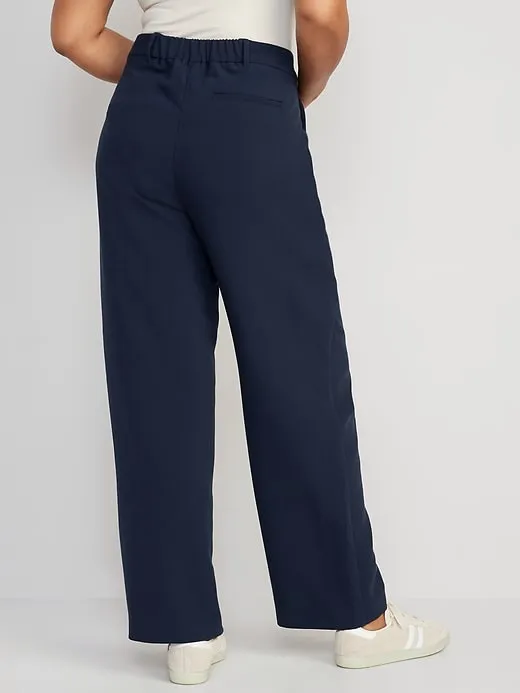 Extra High-Waisted Taylor Wide-Leg Trouser Pants