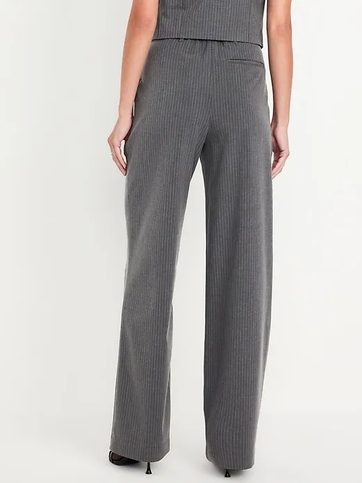 Extra High-Waisted Taylor Wide-Leg Trouser Pants