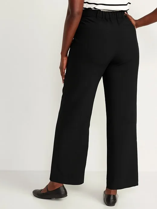 Extra High-Waisted Taylor Wide-Leg Trouser Pants