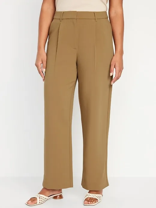 Extra High-Waisted Taylor Wide-Leg Trouser Pants