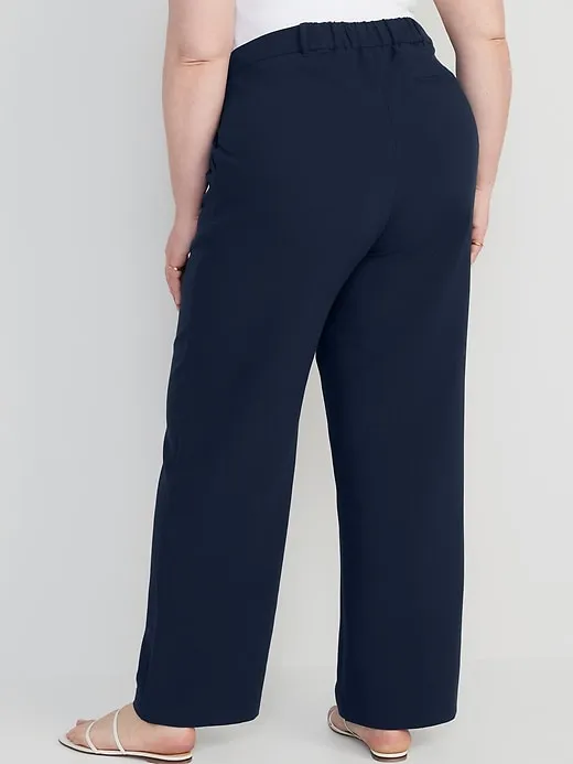 Extra High-Waisted Taylor Wide-Leg Trouser Pants