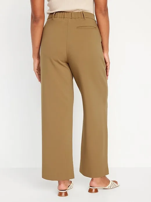 Extra High-Waisted Taylor Wide-Leg Trouser Pants