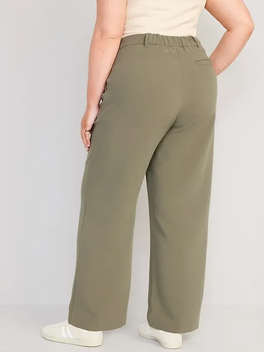 Extra High-Waisted Taylor Wide-Leg Trouser Pants