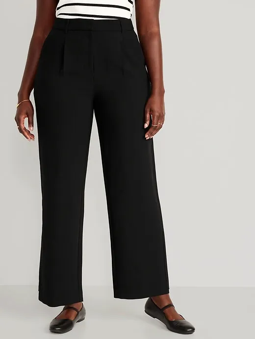 Extra High-Waisted Taylor Wide-Leg Trouser Pants