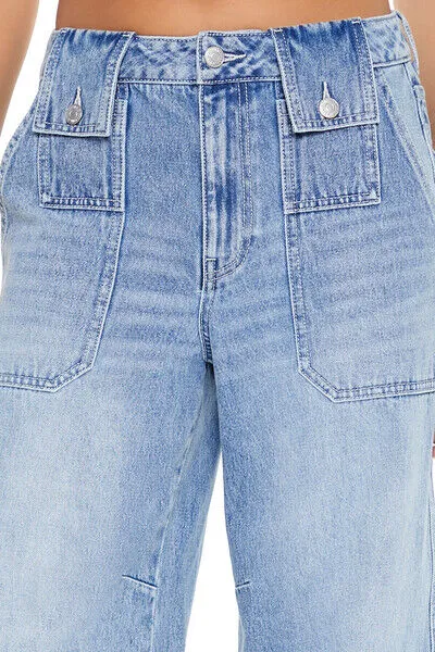 High-Rise Wide-Leg Jeans