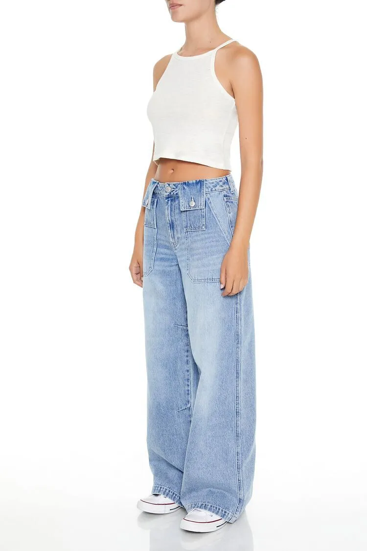 High-Rise Wide-Leg Jeans