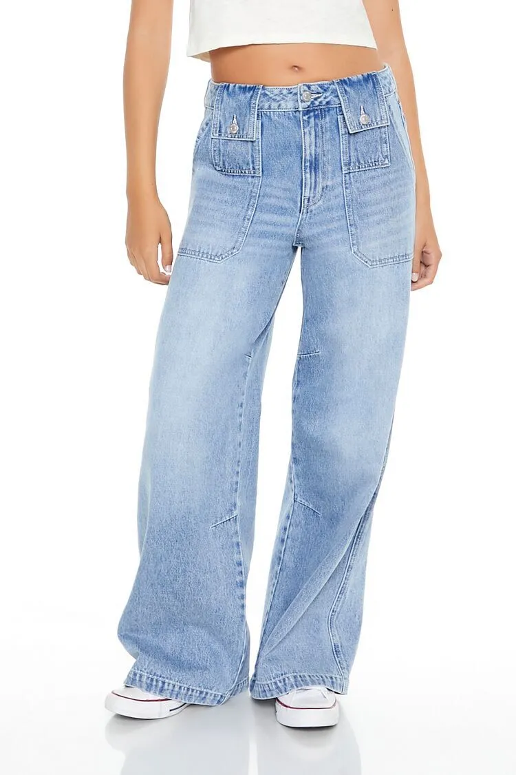 High-Rise Wide-Leg Jeans