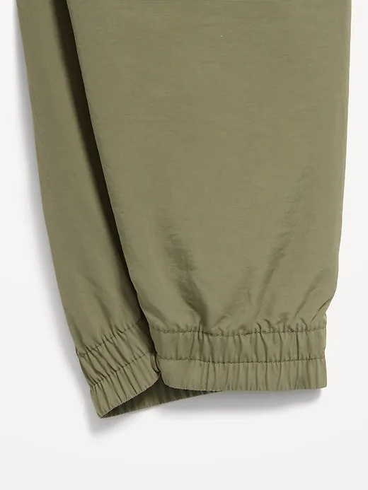 High-Waisted Loose Cargo Performance Pants for Girls