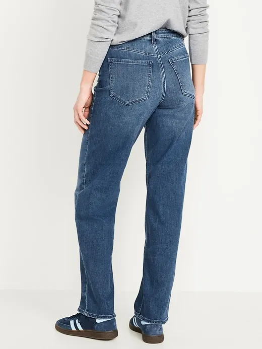 High-Waisted Wow Loose Jeans