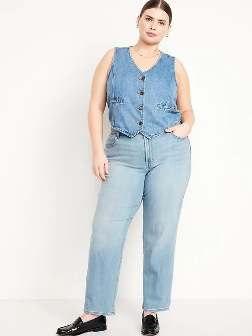 High-Waisted Wow Loose Jeans