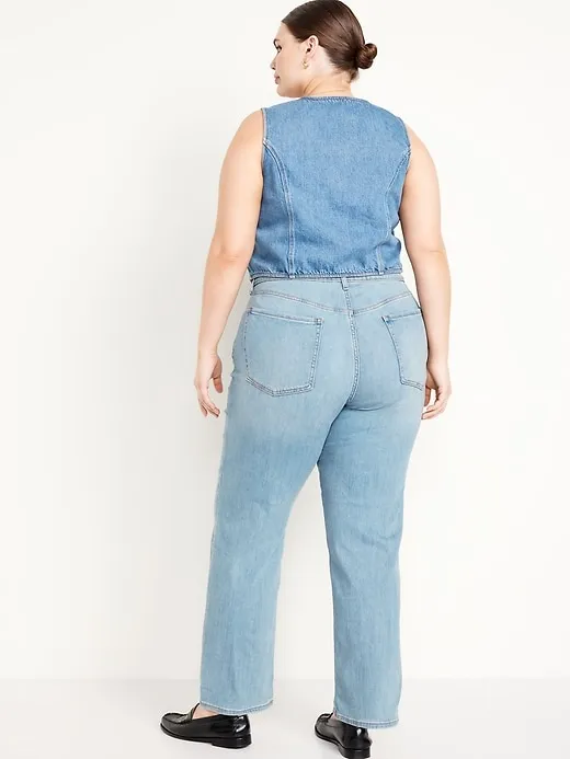 High-Waisted Wow Loose Jeans