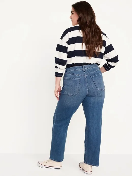 High-Waisted Wow Loose Jeans