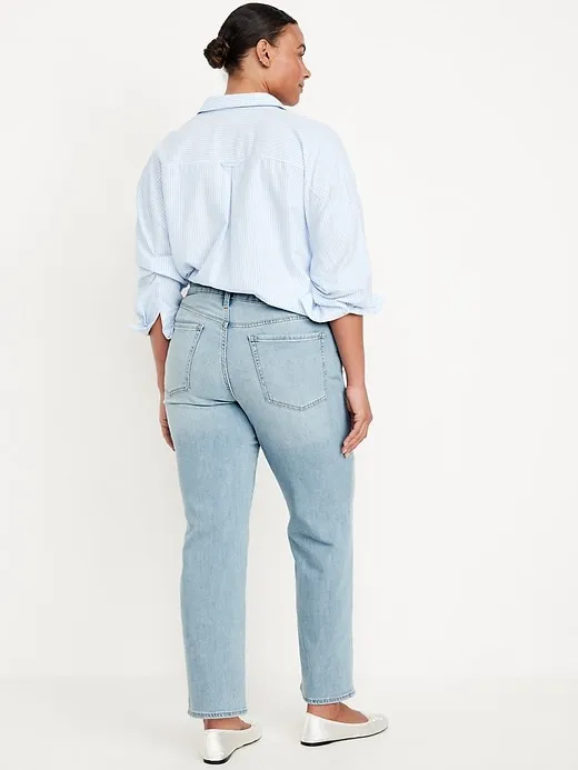 High-Waisted Wow Loose Jeans