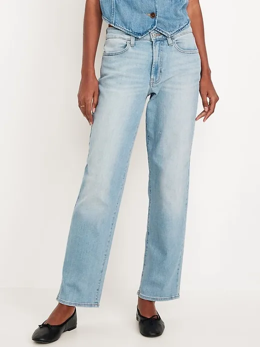 High-Waisted Wow Loose Jeans