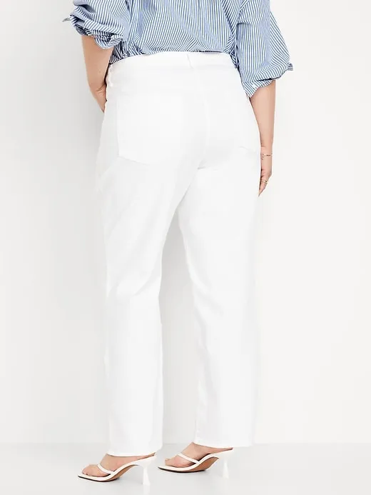 High-Waisted Wow Loose Jeans