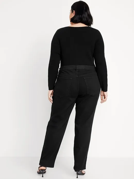 High-Waisted Wow Loose Jeans