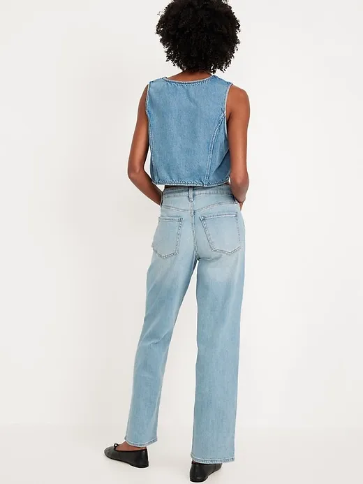 High-Waisted Wow Loose Jeans