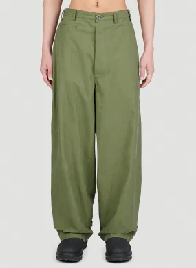 Kenzo Straight Cut Oversize Pants