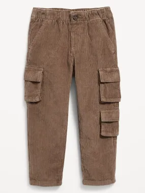 Loose Corduroy Cargo Pants for Toddler Boys