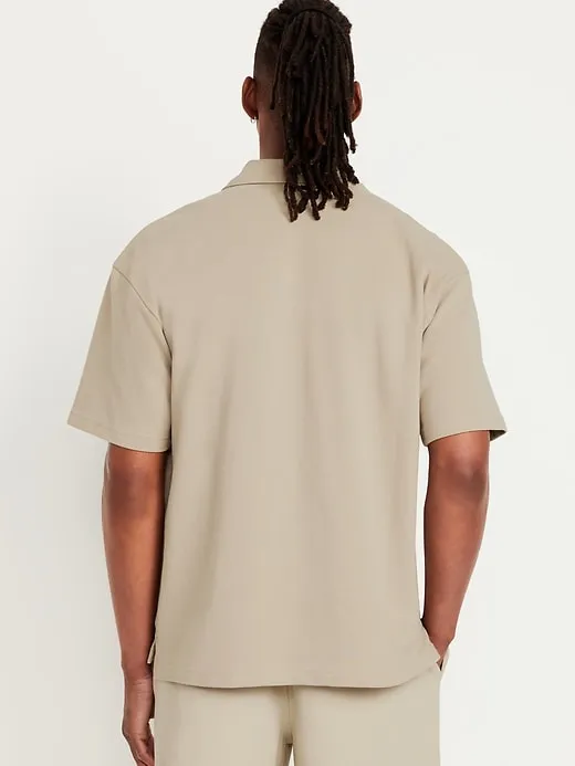 Loose Fit Heavyweight Twill Polo