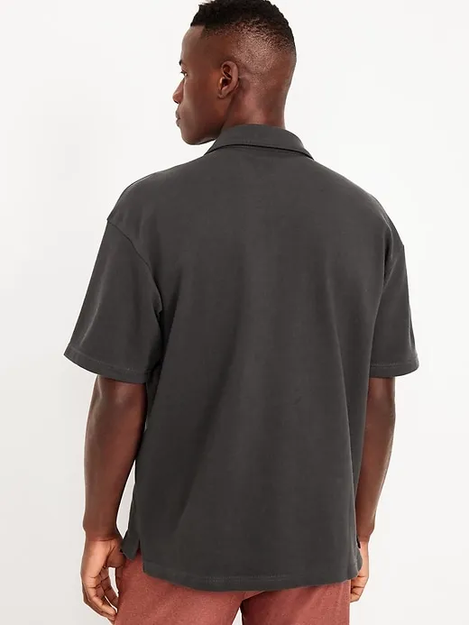 Loose Fit Heavyweight Twill Polo