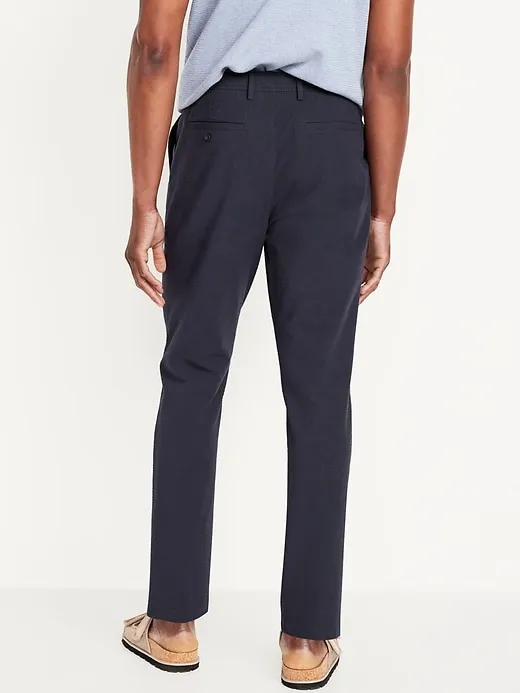 Loose Taper Seersucker Pants