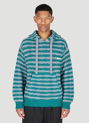 Marni Striped Hooded Sweater