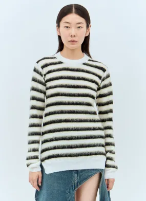 Marni Striped Wool-Mohair Sweater