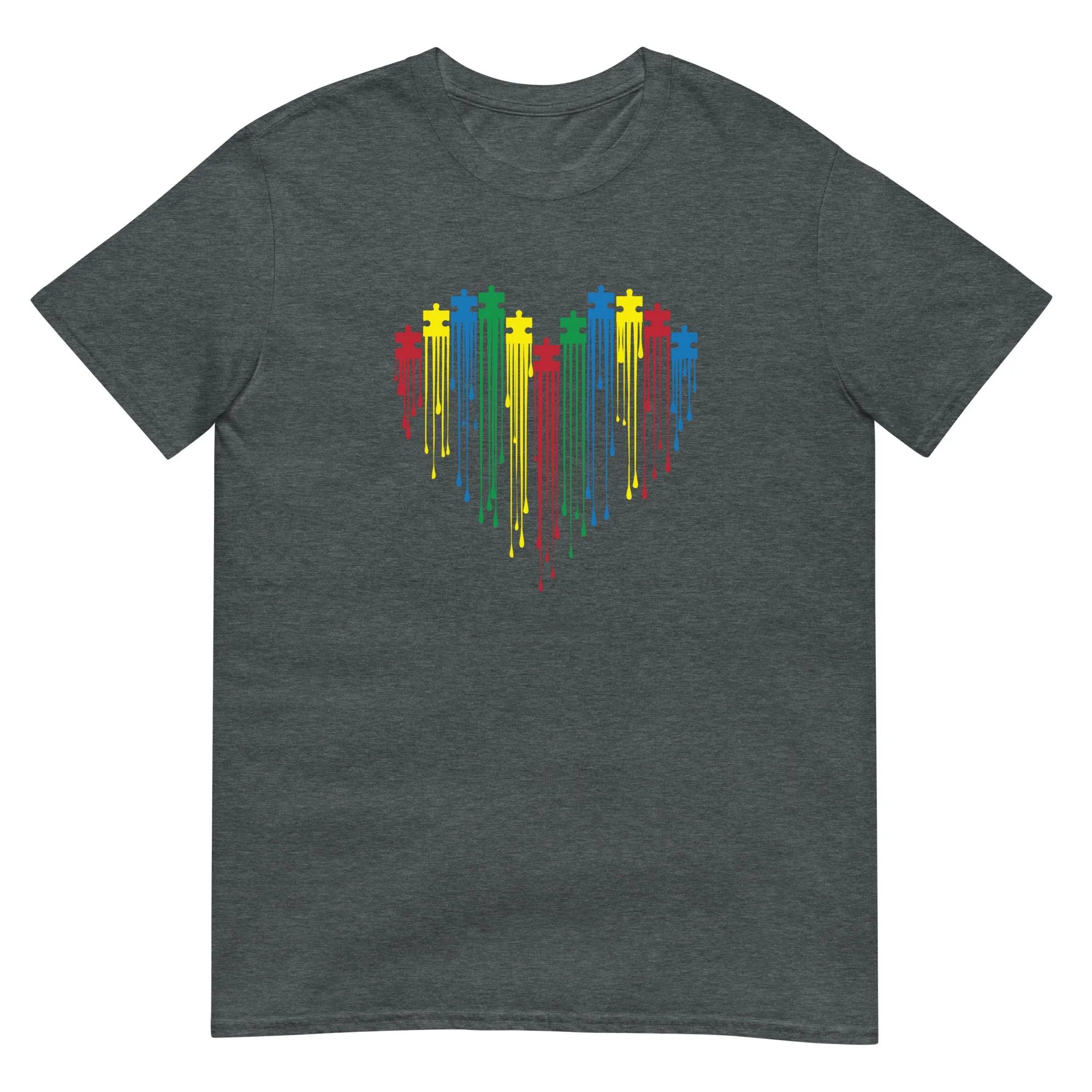 Painted Heart for Autism T-Shirt