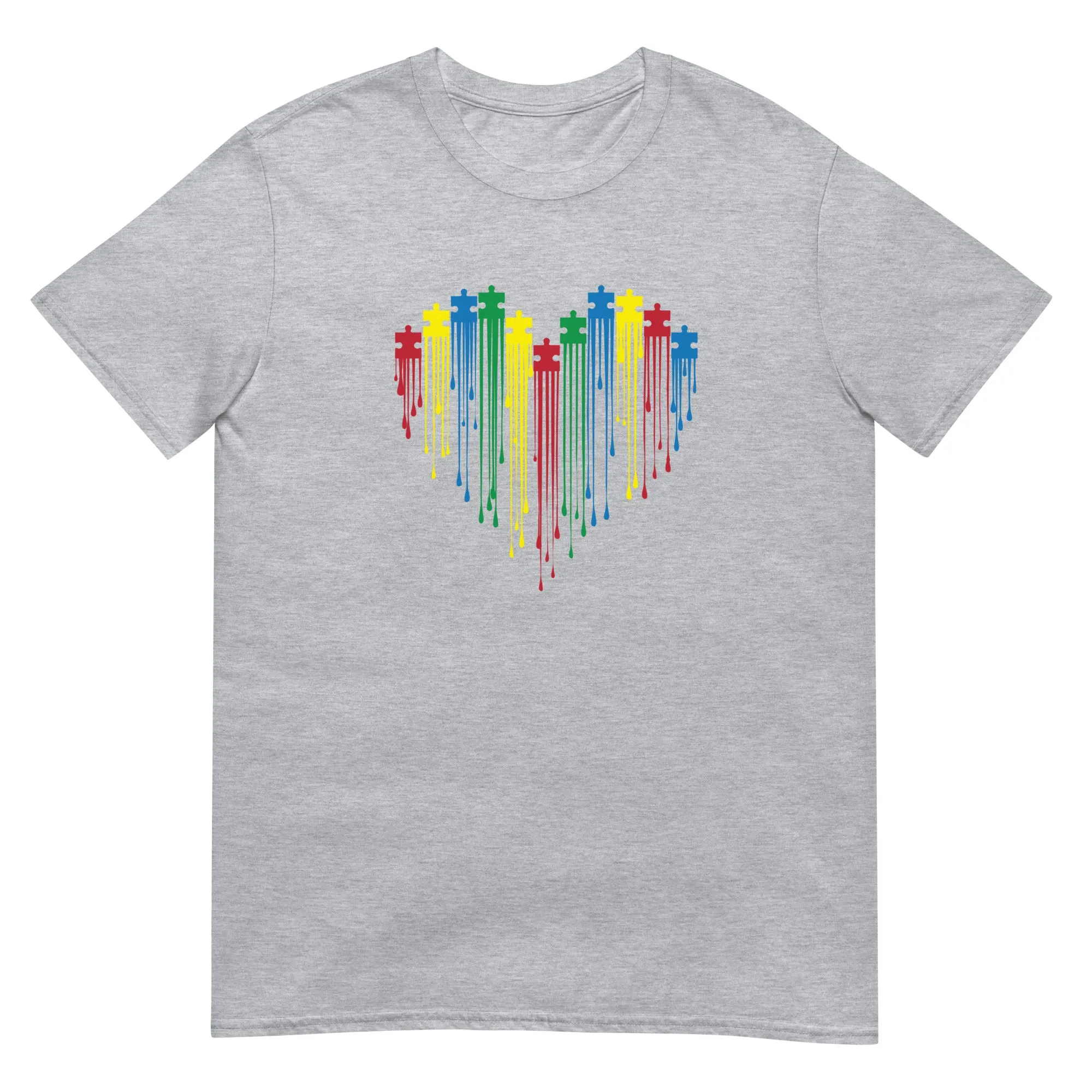 Painted Heart for Autism T-Shirt