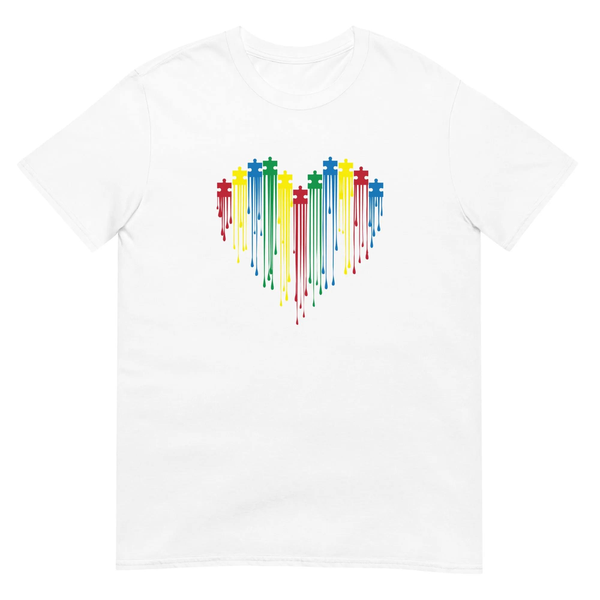 Painted Heart for Autism T-Shirt