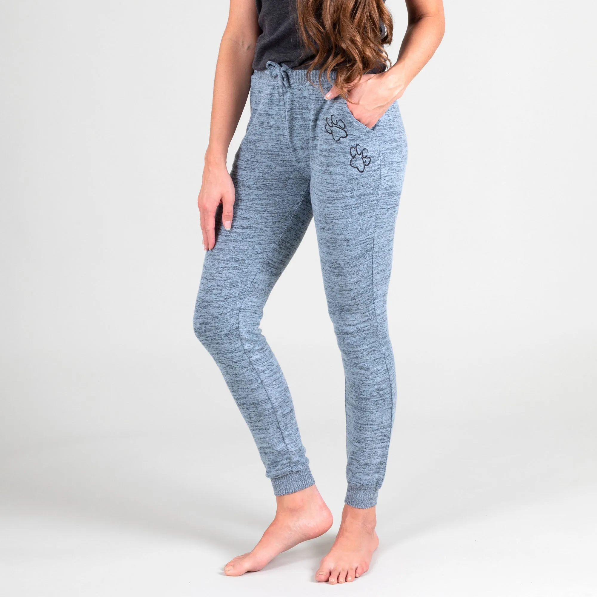 Paw Print Soft Jogger Sweatpants