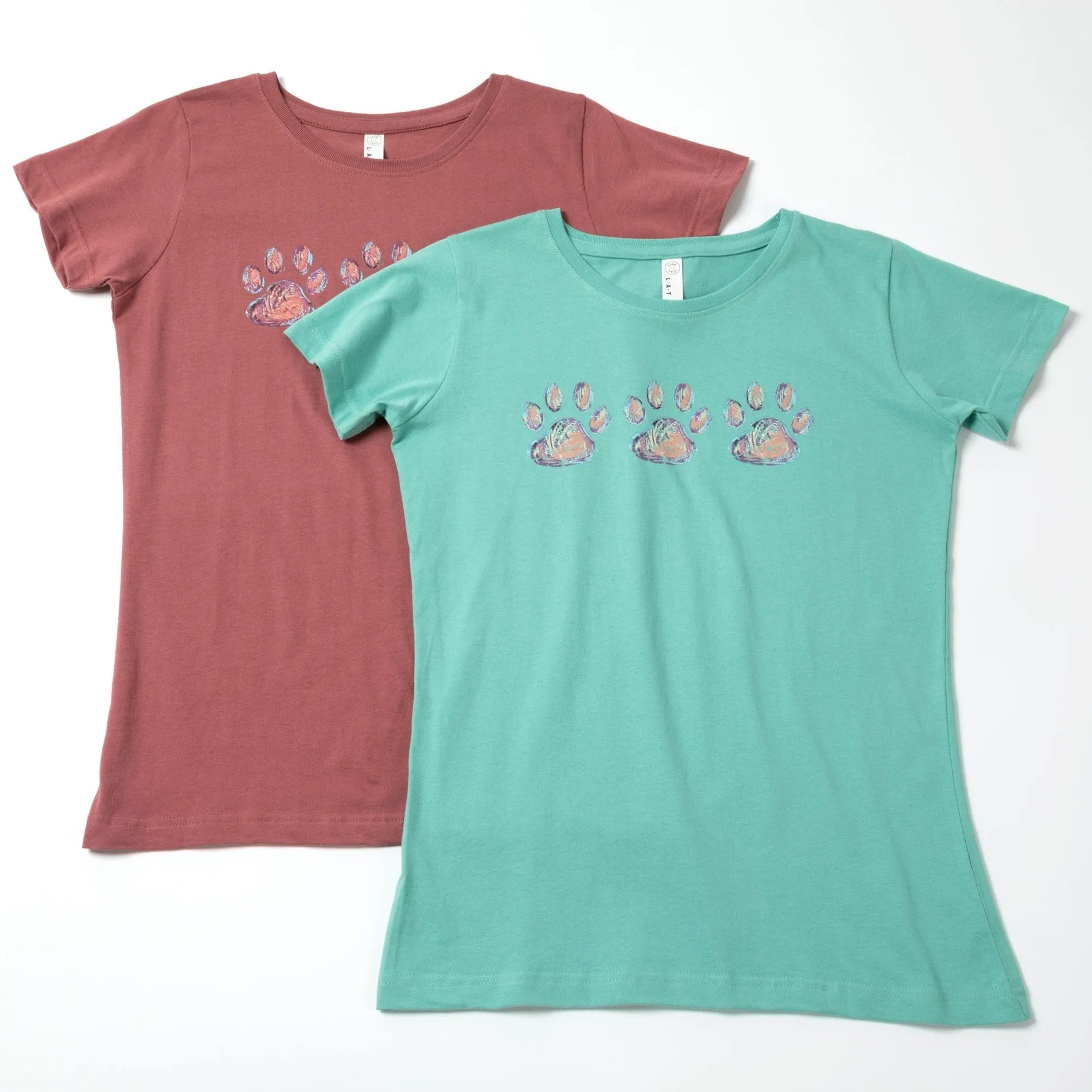 Paw Print Vintage Short Sleeve Tee