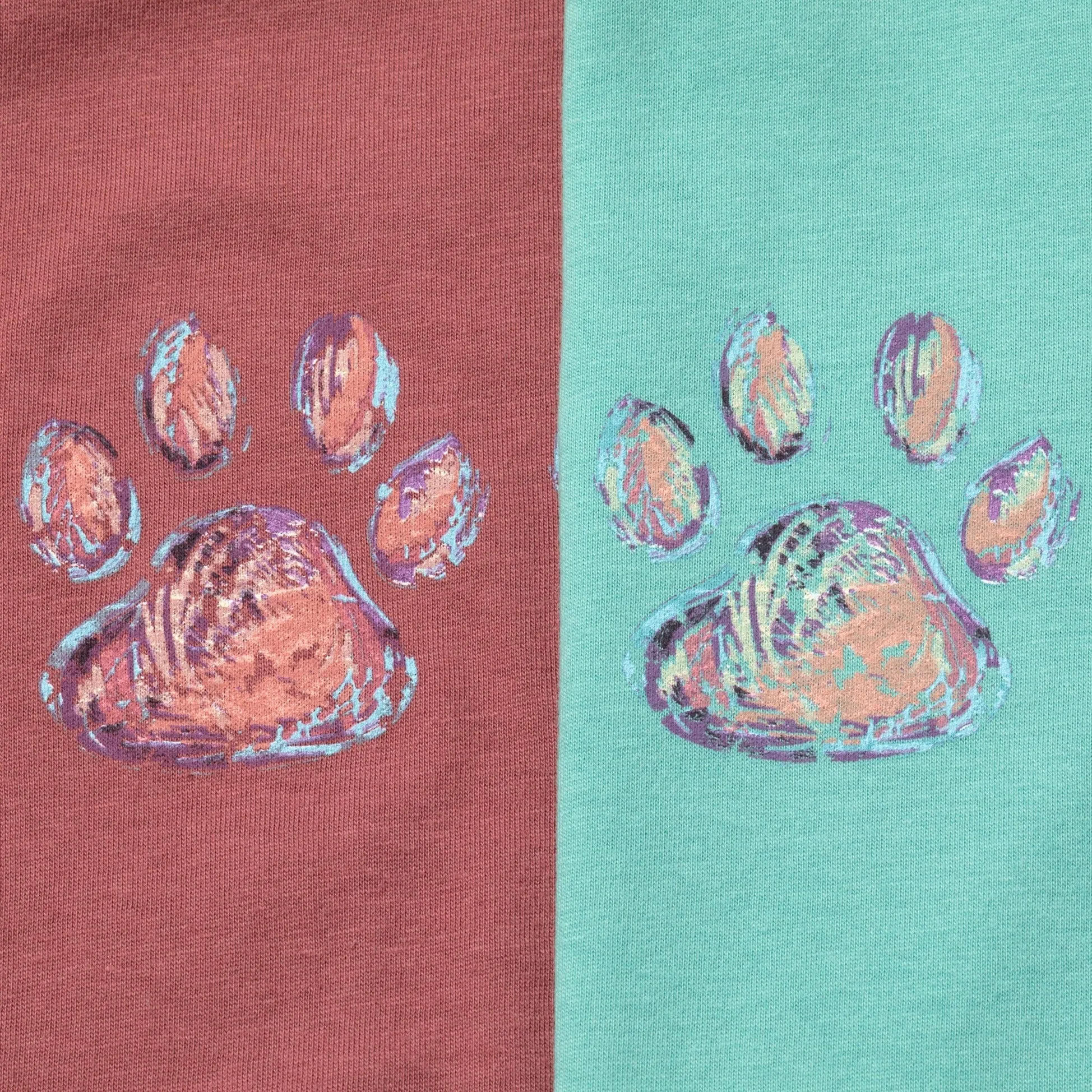 Paw Print Vintage Short Sleeve Tee